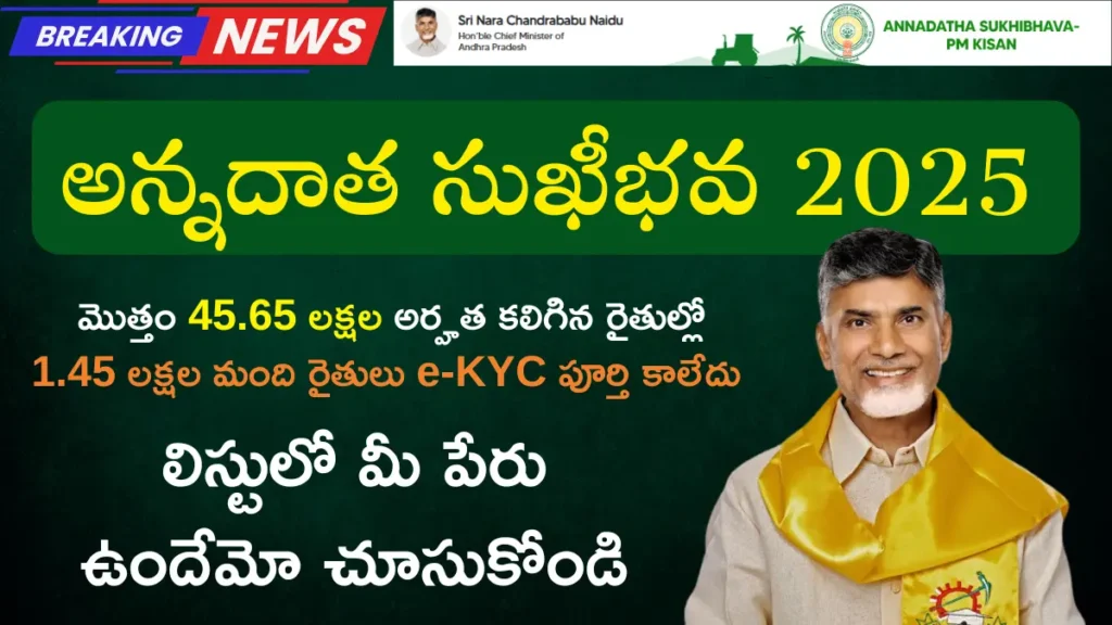 Annadata Sukhibhava Ekyc Update 2025